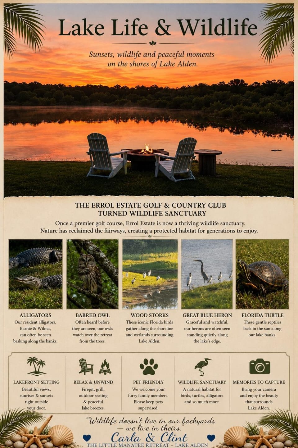 The little Manatee Retreat Bed and Breakfast in Apopka