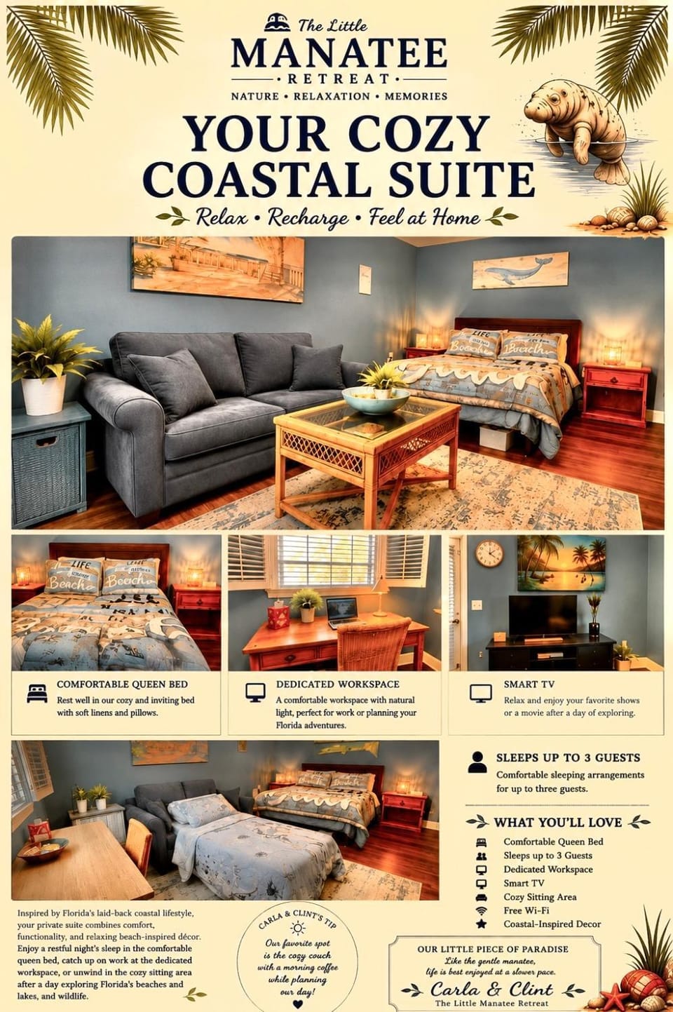The little Manatee Retreat Bed and Breakfast in Apopka