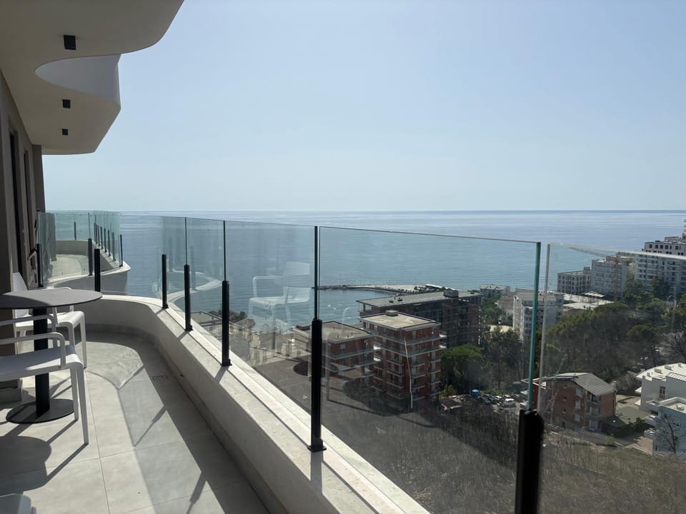 View (from property/room), Balcony/Terrace, Sea view