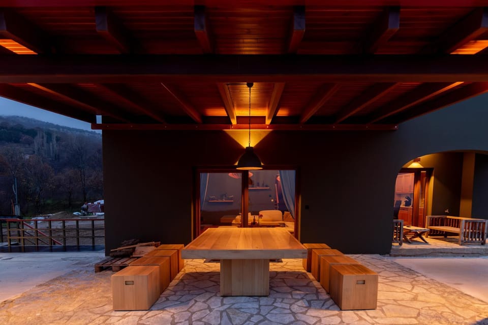 Patio, Natural landscape, Mountain view