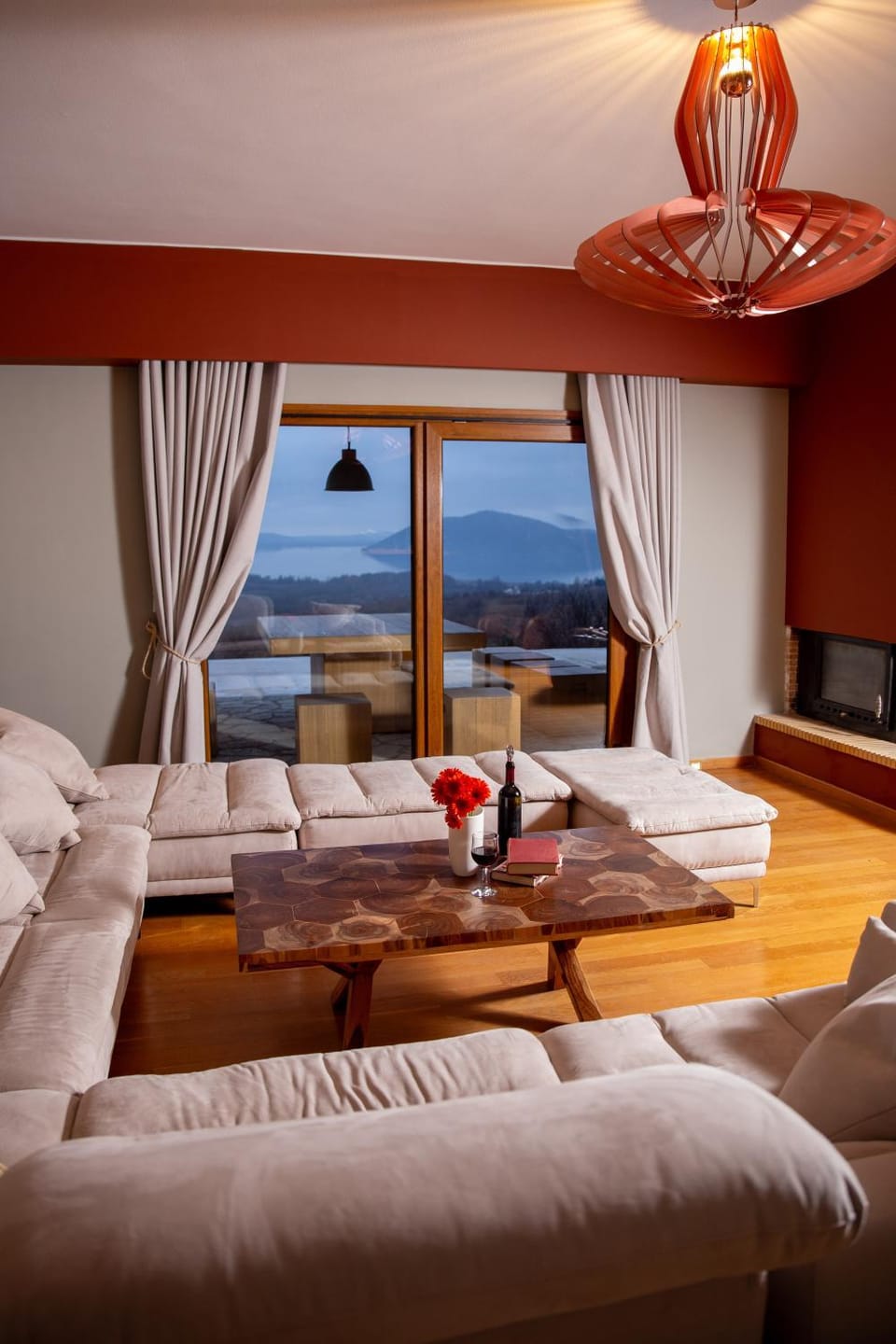 Natural landscape, Living room, Seating area