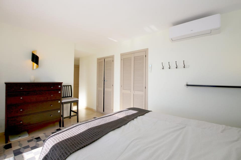 Bed, Bedroom, Sea view, wardrobe, air conditioner