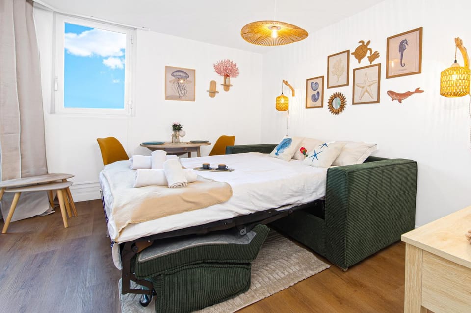 Chic studio près de la plage - climatisé Apartment in Roquebrune-Cap-Martin