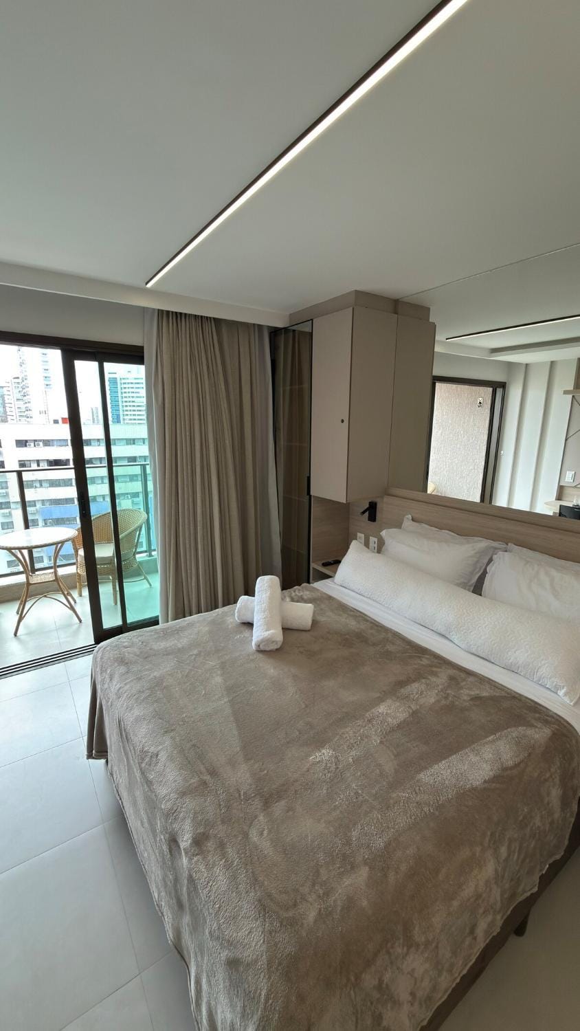 Apartamento studio novo completo - Beach Class Meireles Apartment in Fortaleza