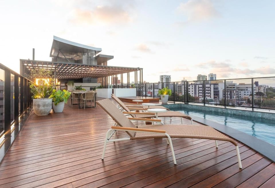 Alta Marine Flat 411 - Pé na areia com vista mar e piscina Apartment hotel in Cabedelo