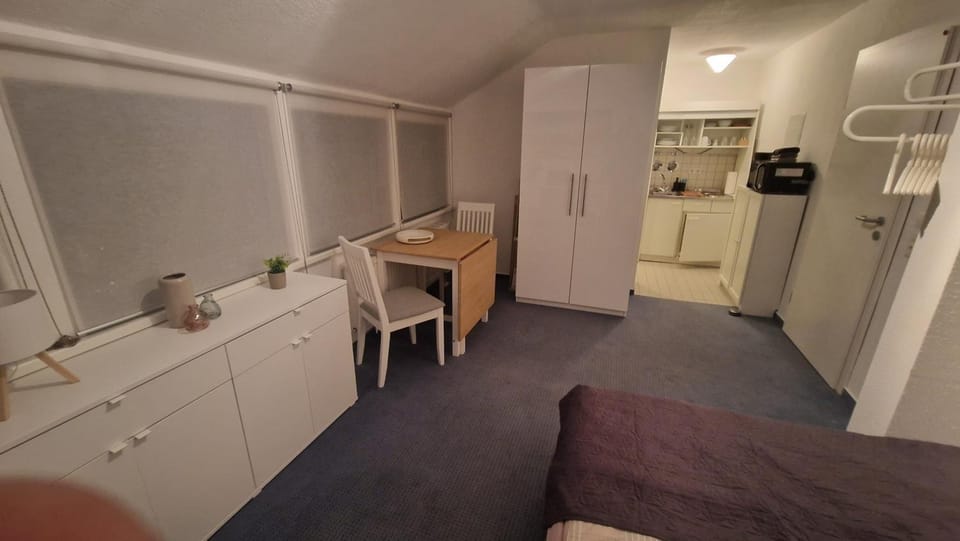 Kitchen or kitchenette, Living room, Dining area, Bedroom