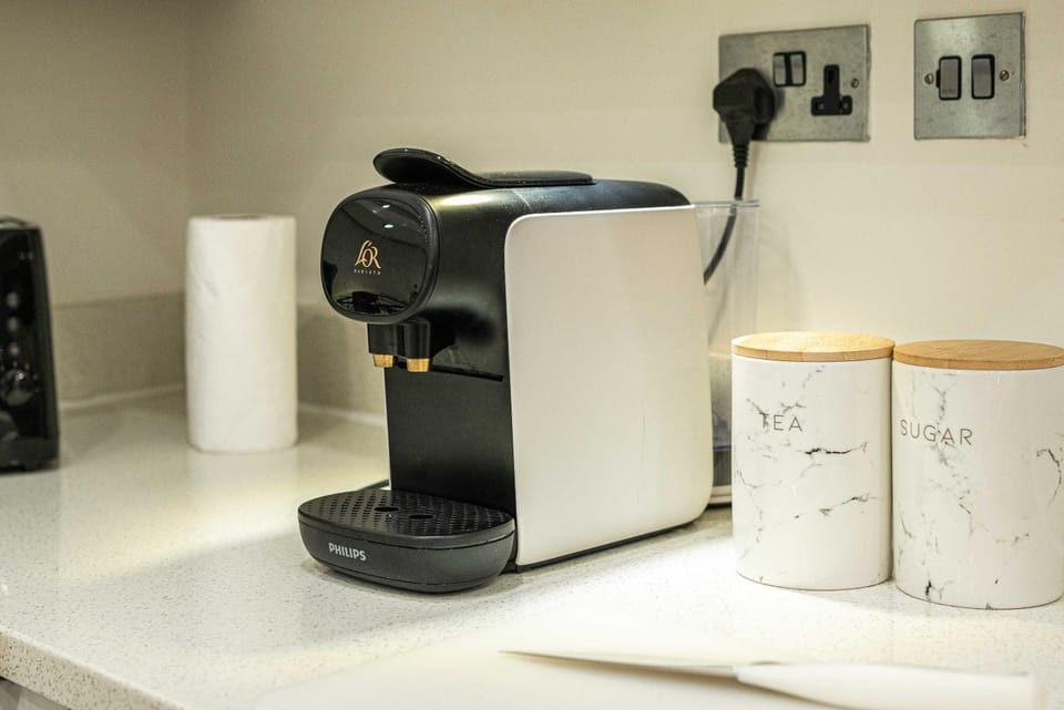 Coffee/tea facilities, Kitchen or kitchenette, toaster