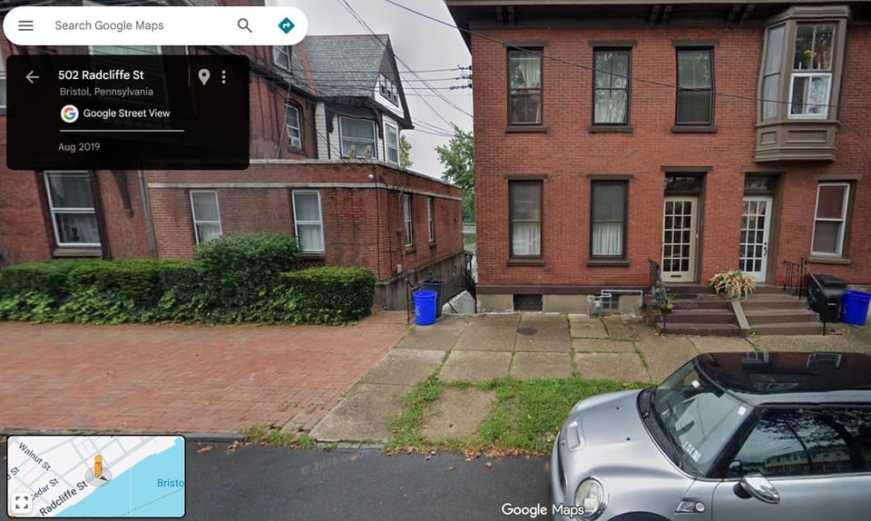 Property building, Street view