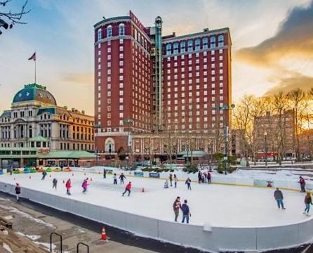Nearby landmark, Winter, City view