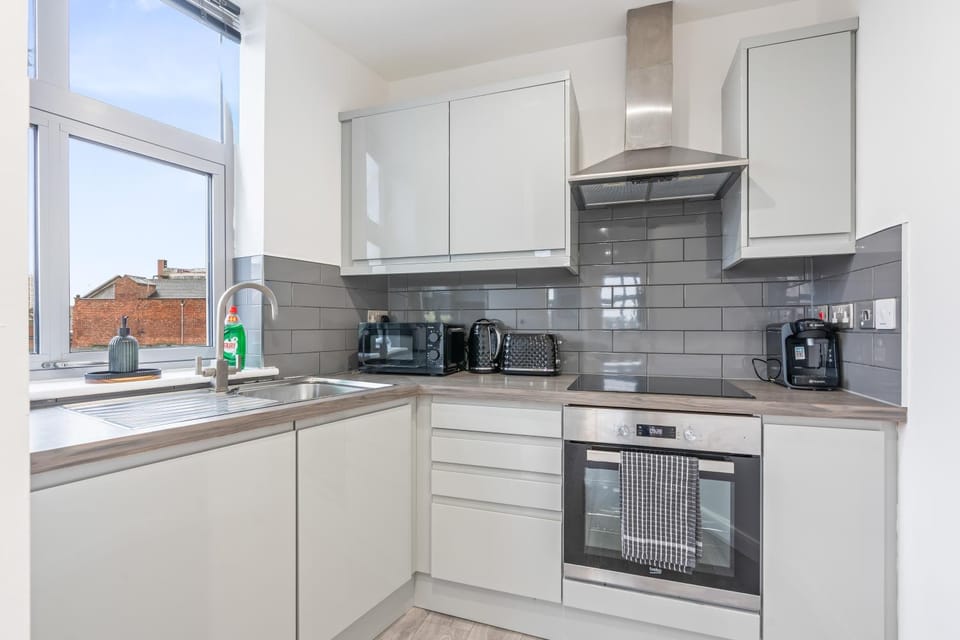 The Viridian Vault Leicester, City Centre Apartment, Free WiFi, Netflix , Parking Apartment in Leicester