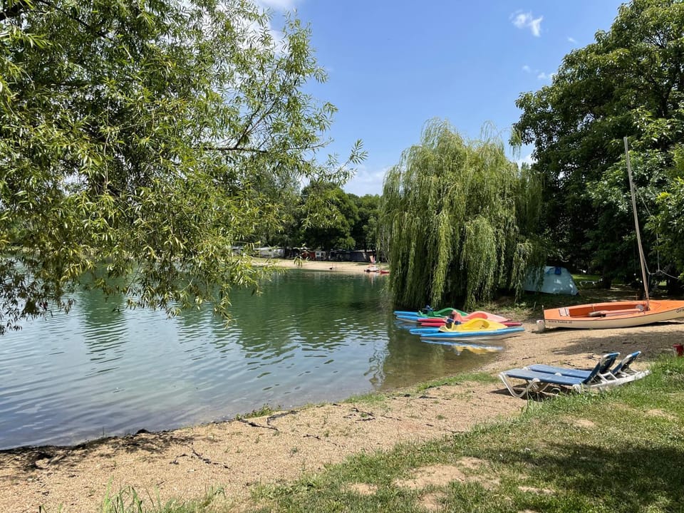 Natural landscape, Lake view