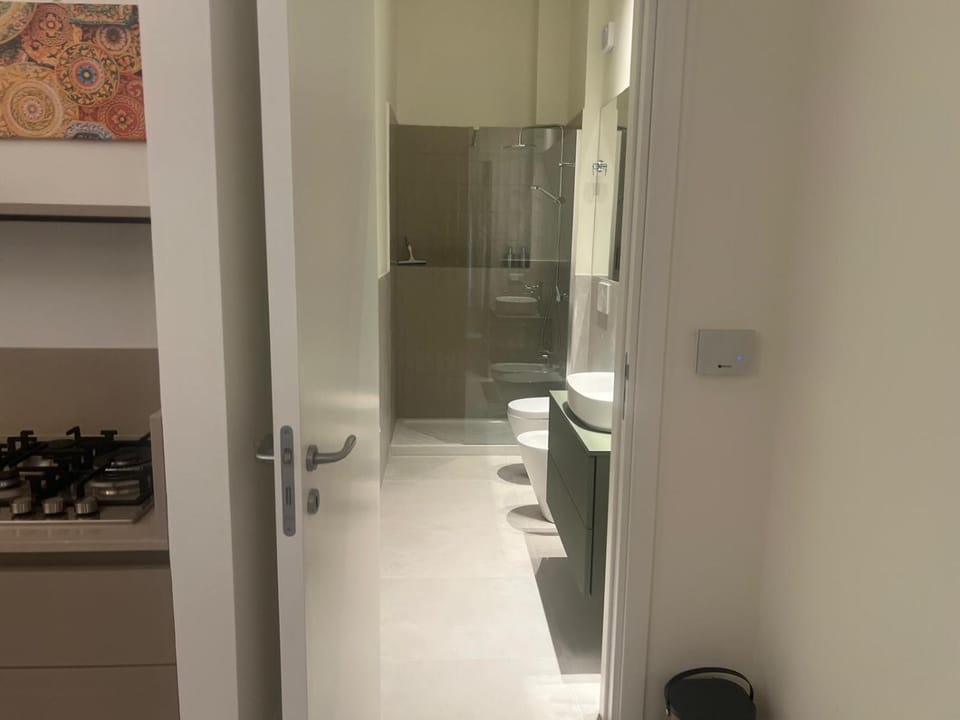 Shower, Toilet, Bathroom, towels