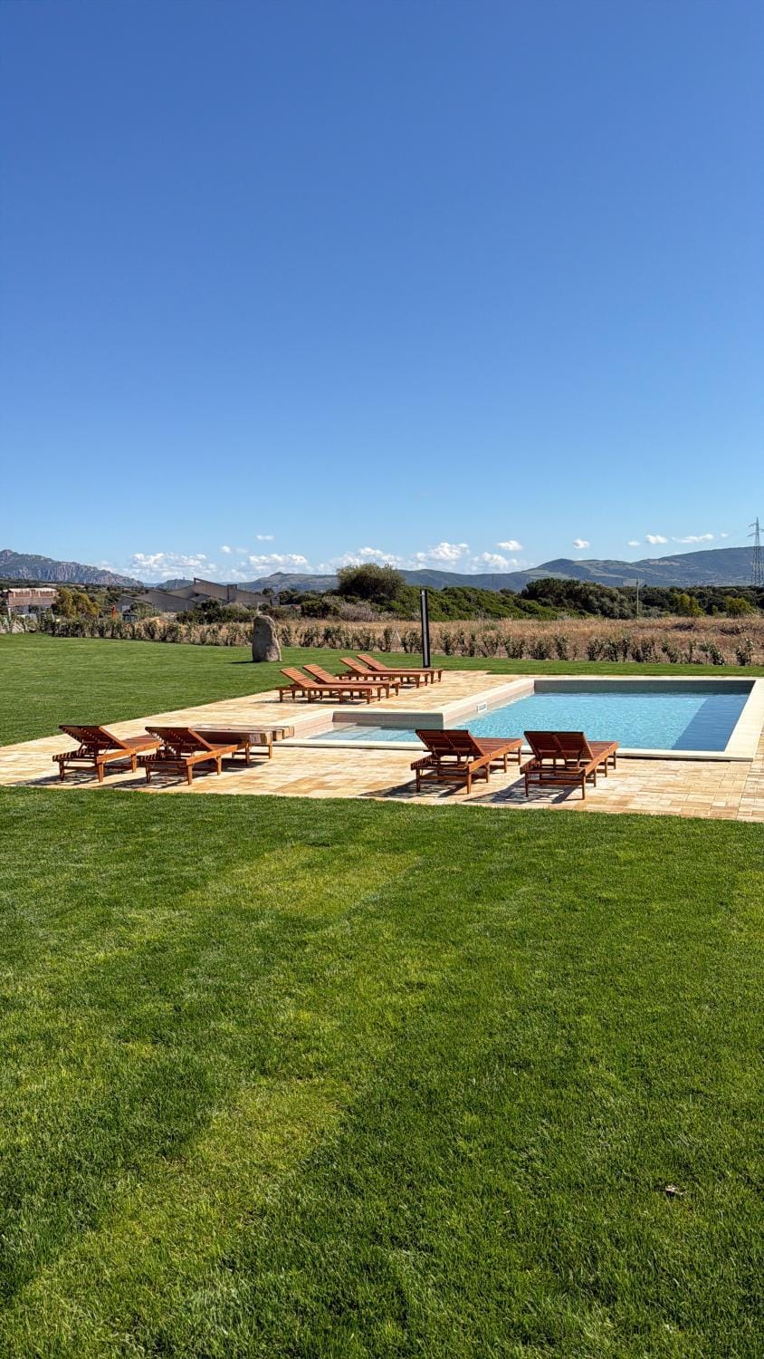 Natural landscape, Pool view, Swimming pool, sunbed