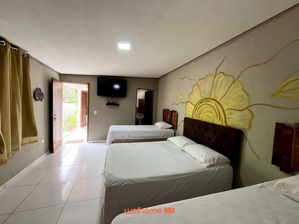 Suíte em Pousada em Rio Grande com Piscina e Vista Chalet in State of Bahia