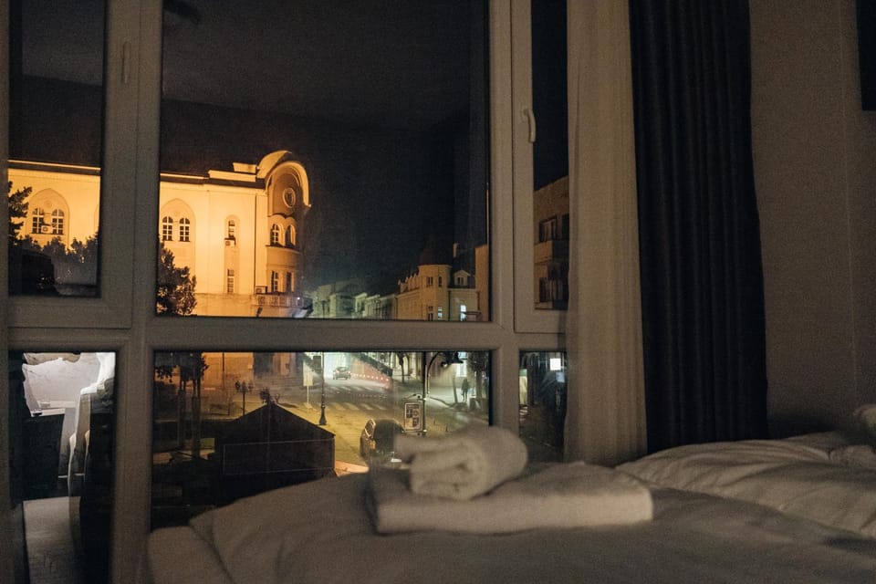 Night, View (from property/room), Bedroom, towels