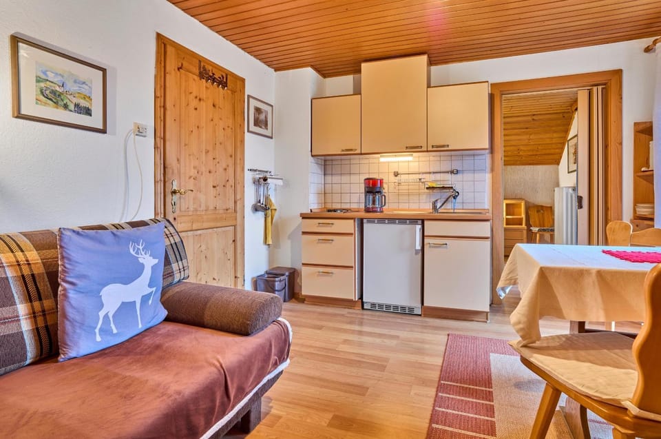 Kitchen or kitchenette, Seating area, stove