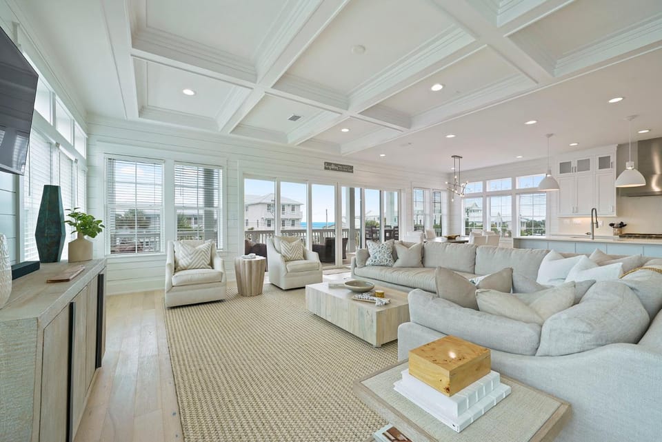 Big Gus - Huge Home Near the Beach with Gulf Views & Secluded Pool Area House in Seacrest