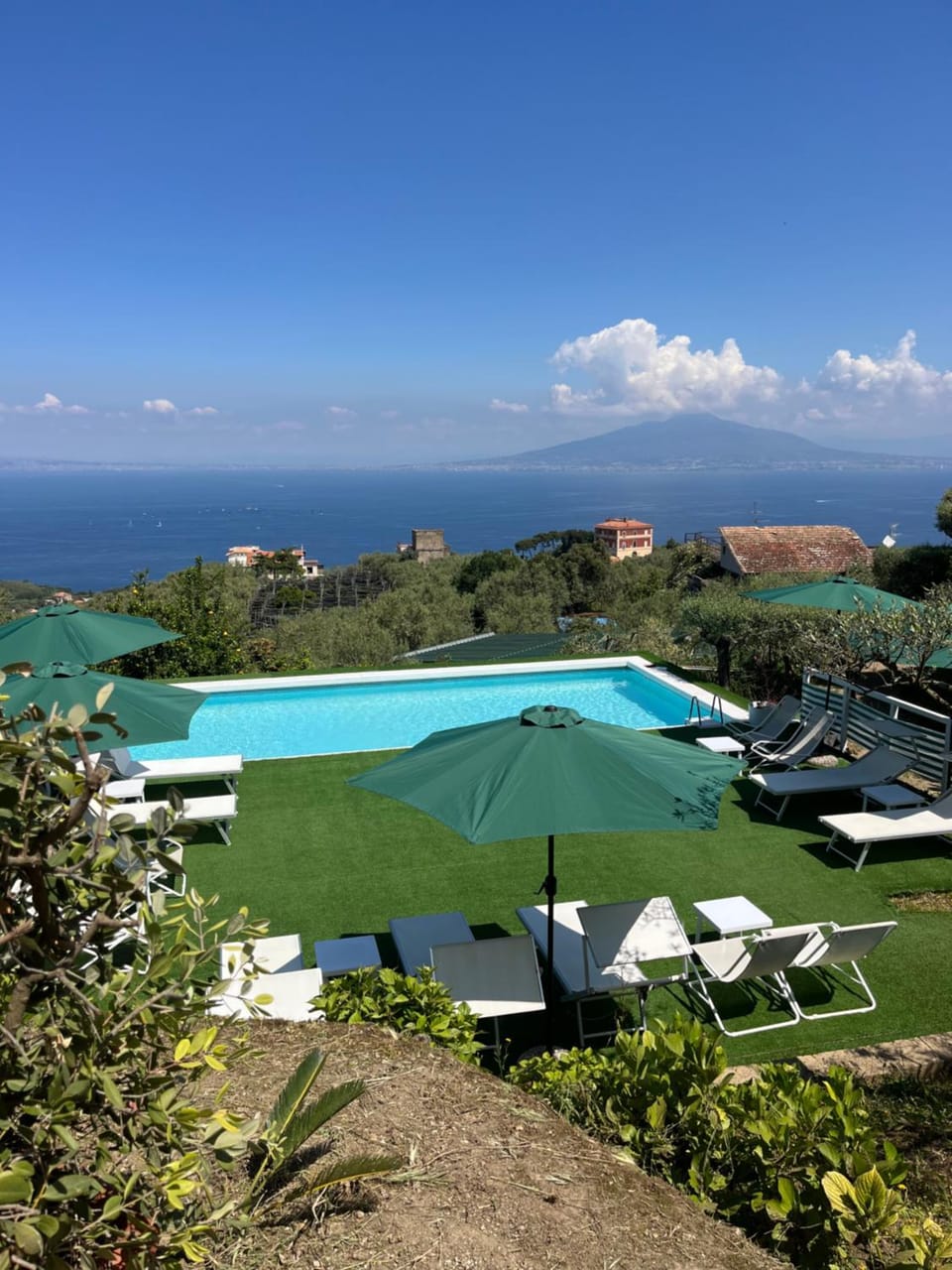Natural landscape, Pool view, Sea view, Swimming pool, sunbed