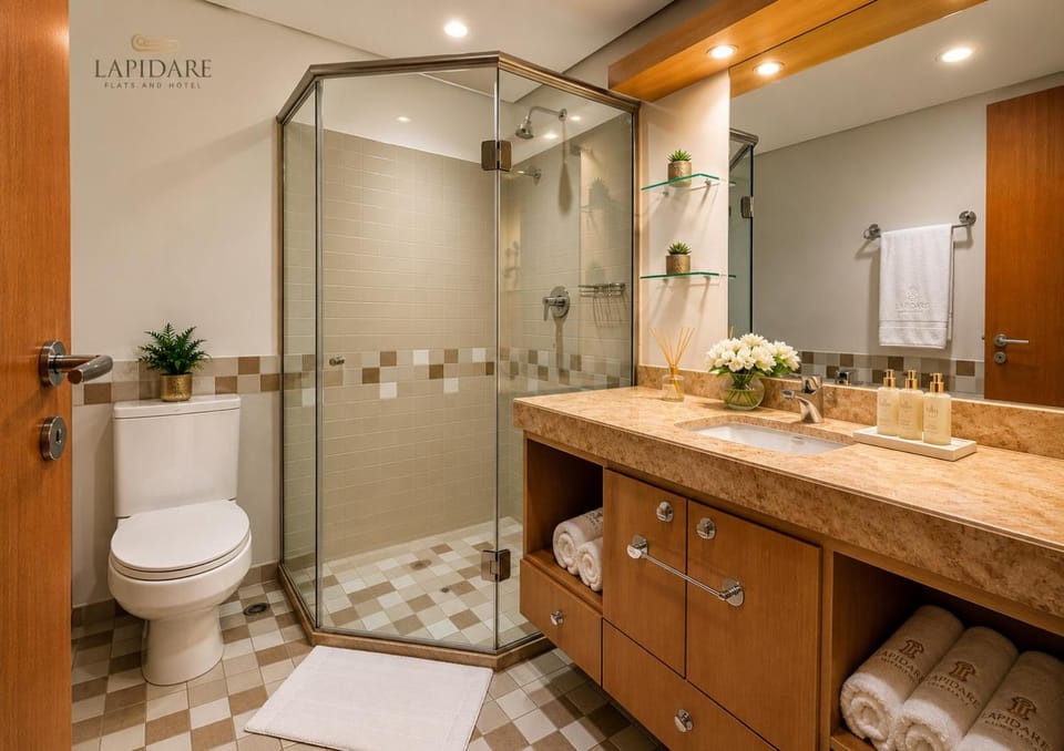 Shower, Toilet, Bathroom, towels