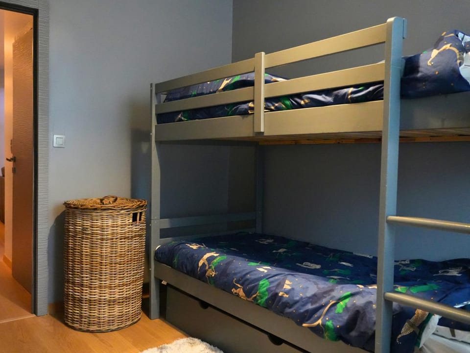 Bed, Photo of the whole room, Bedroom, bunk bed