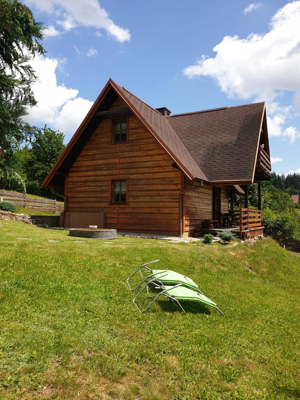 Domek pod lasem Chalet in Poland