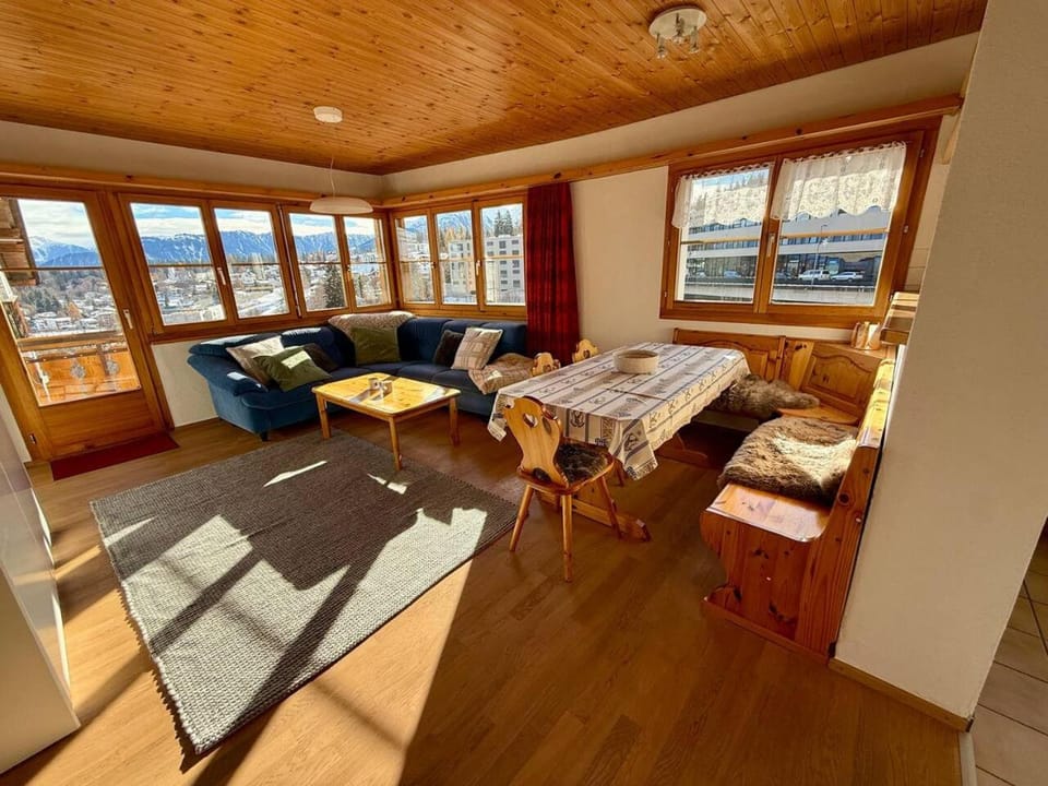 Light Alpine Apartment with View Heart of Flims Apartment in Canton of Grisons