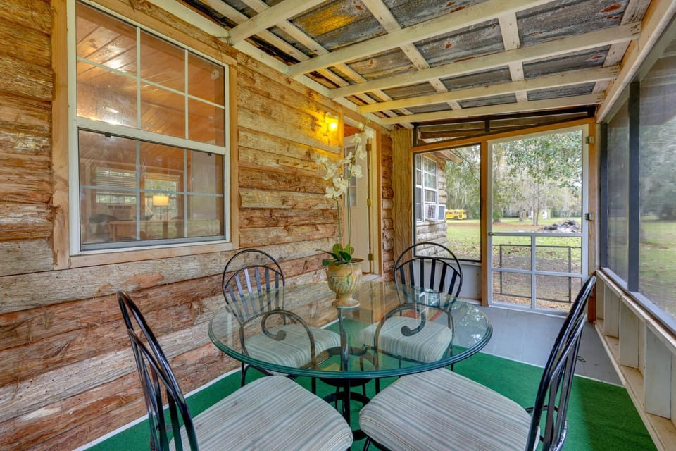 Fish, Boat & Explore: Cross Creek Cabin w/ Dock! Cabin in Florida