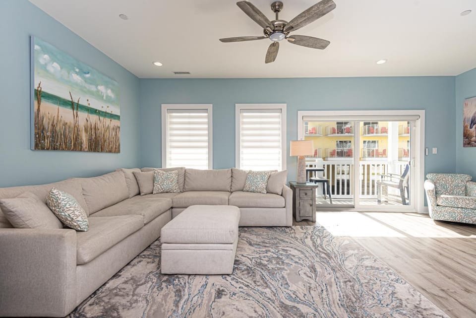 Modern Beachside Townhome with Ocean Views - Steps to the Sand! House in Ocean City