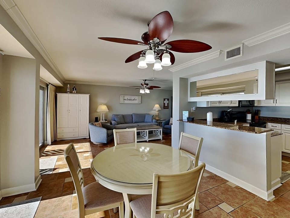 Kitchen or kitchenette, Living room, Dining area, furniture