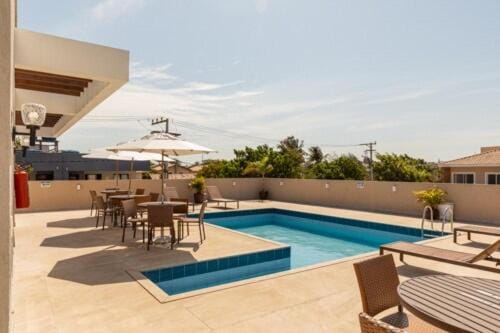 Natural landscape, View (from property/room), Balcony/Terrace, Pool view, sunbed