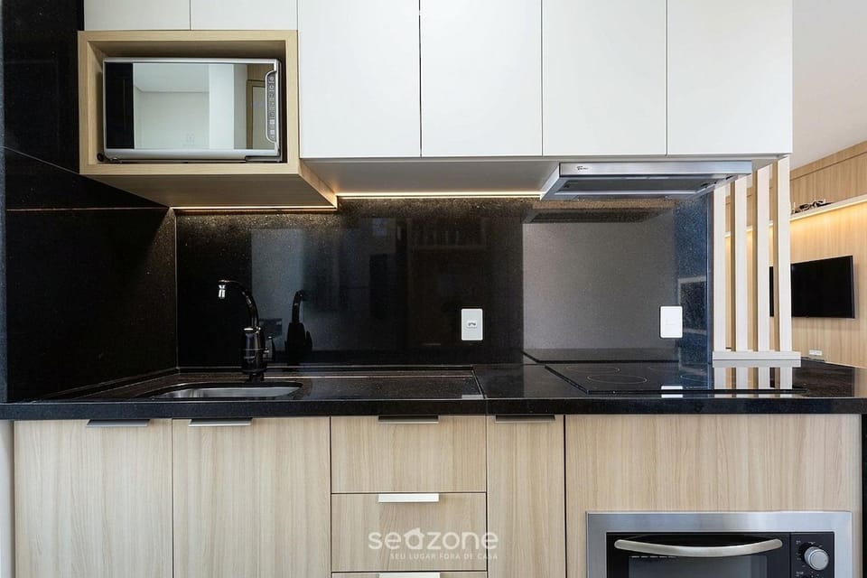 Apt w/ Balcony & BBQ 350m from the Sea EIM0301 Apartment in State of Santa Catarina