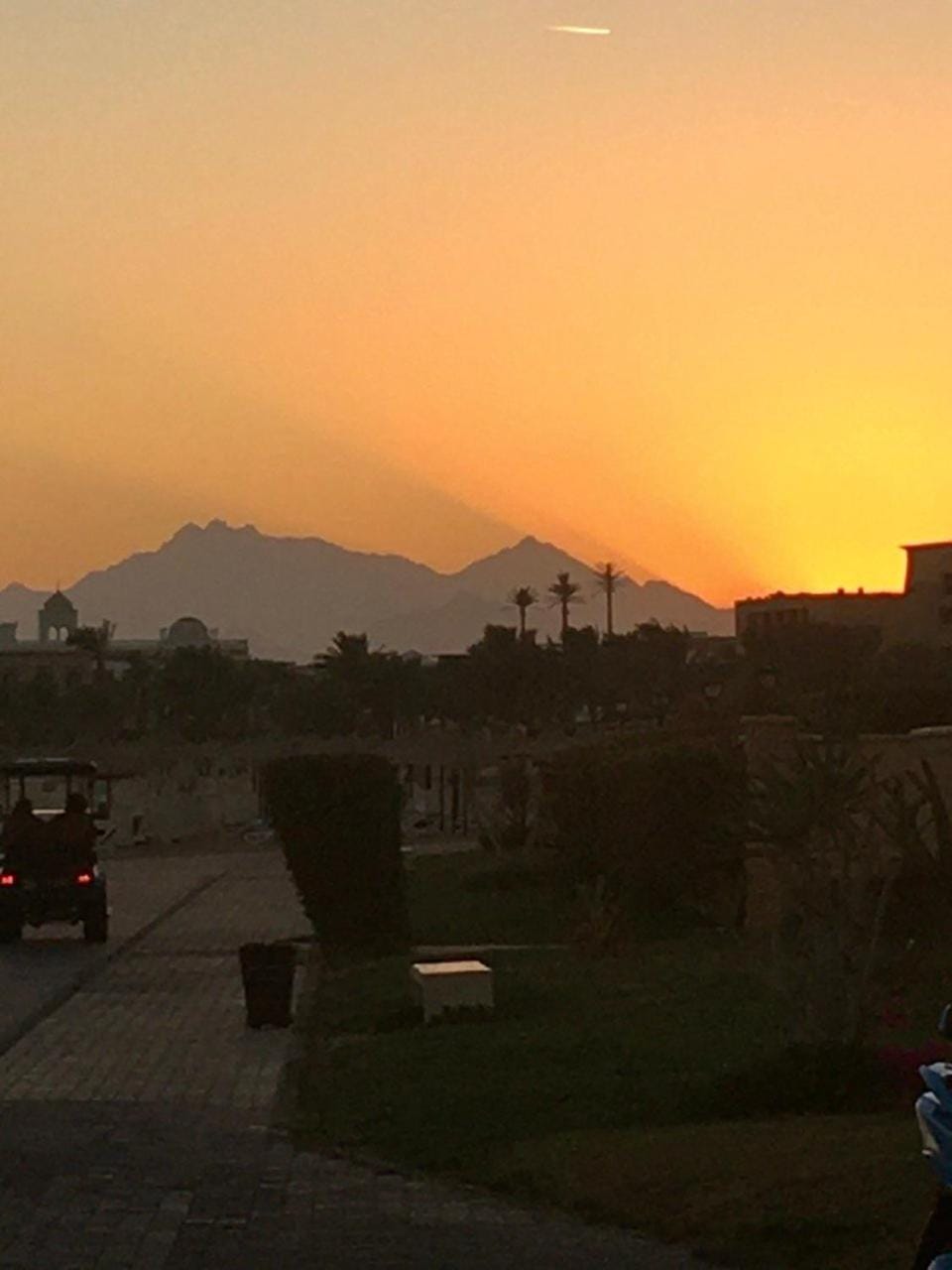 Natural landscape, Mountain view, Sunset