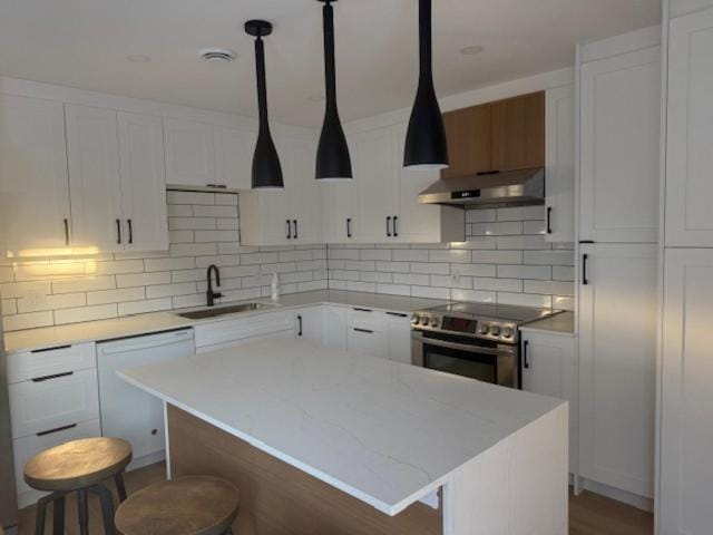 Kitchen or kitchenette, dishwasher, minibar, stove