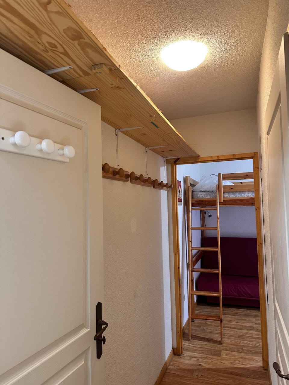 Property building, Living room, Bedroom
