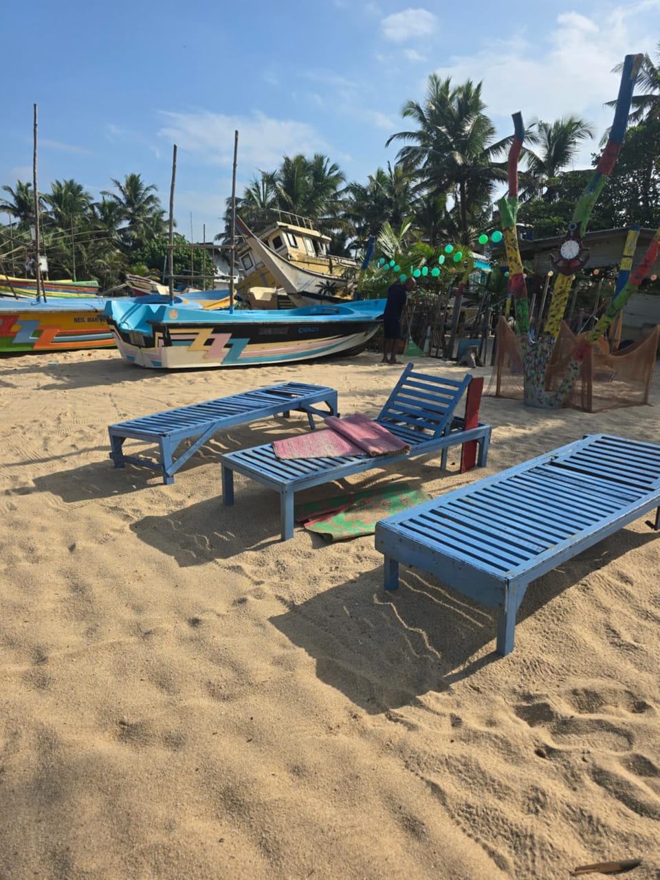 Day, Natural landscape, Beach, sunbed