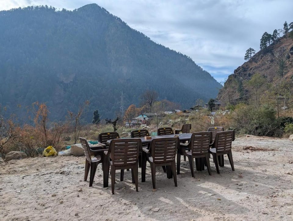 Natural landscape, Dining area, Mountain view