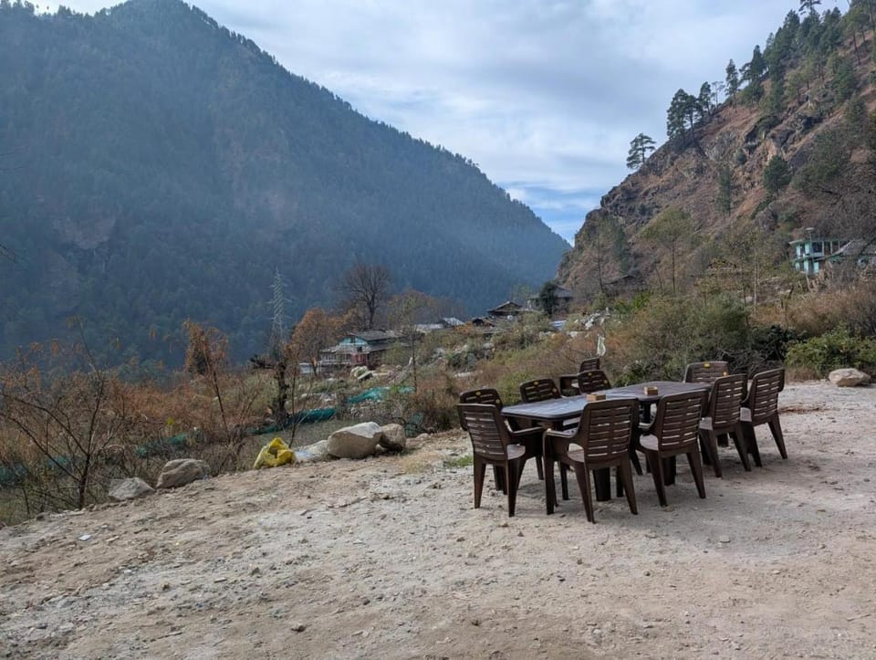 Natural landscape, Dining area, Mountain view