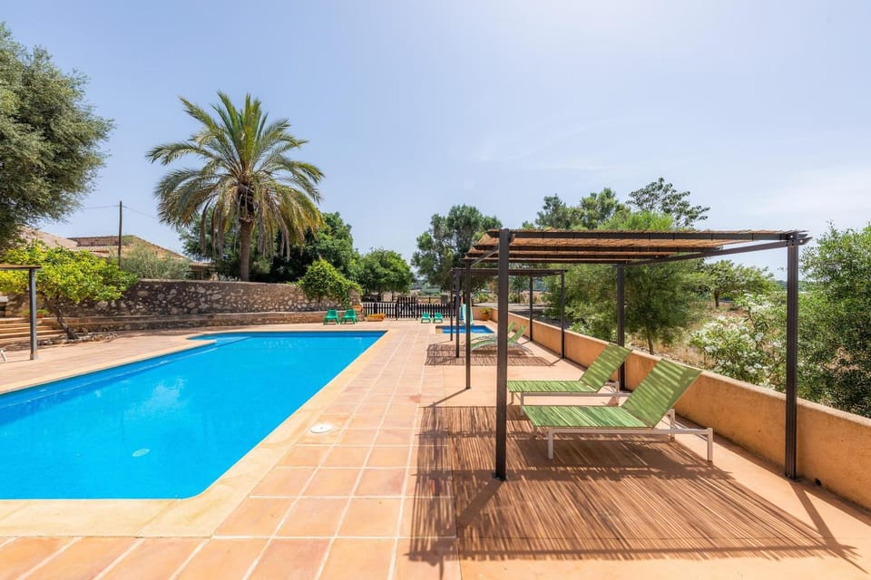 Property building, Living room, Swimming pool