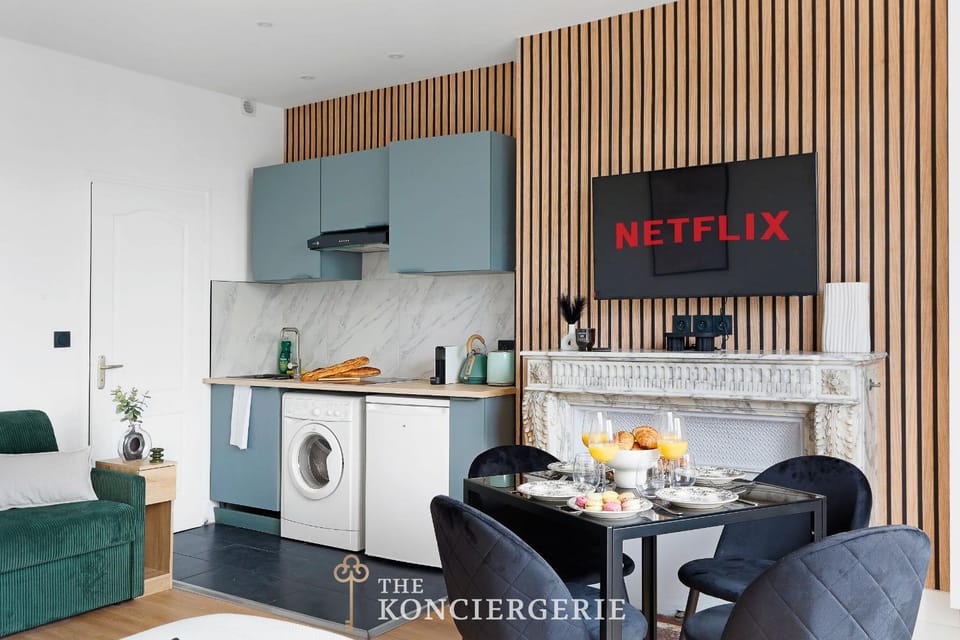 Studio d'Architecte avec Cheminee - Design -4 personnes Apartment in Paris