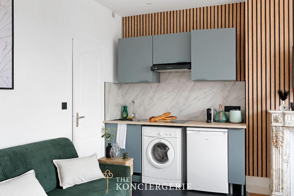 Studio d'Architecte avec Cheminee - Design -4 personnes Apartment in Paris