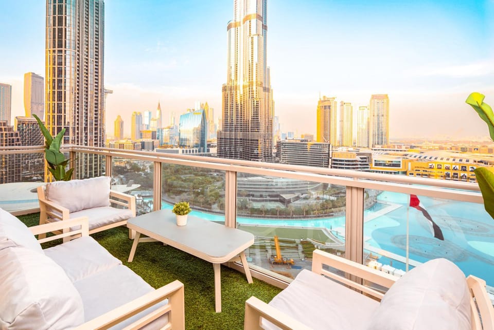 Elite Royal Apartment - Sky Series - Panoramic New Fountain & Burj Khalifa View - Nebuchadnezzar II Apartment in Dubai