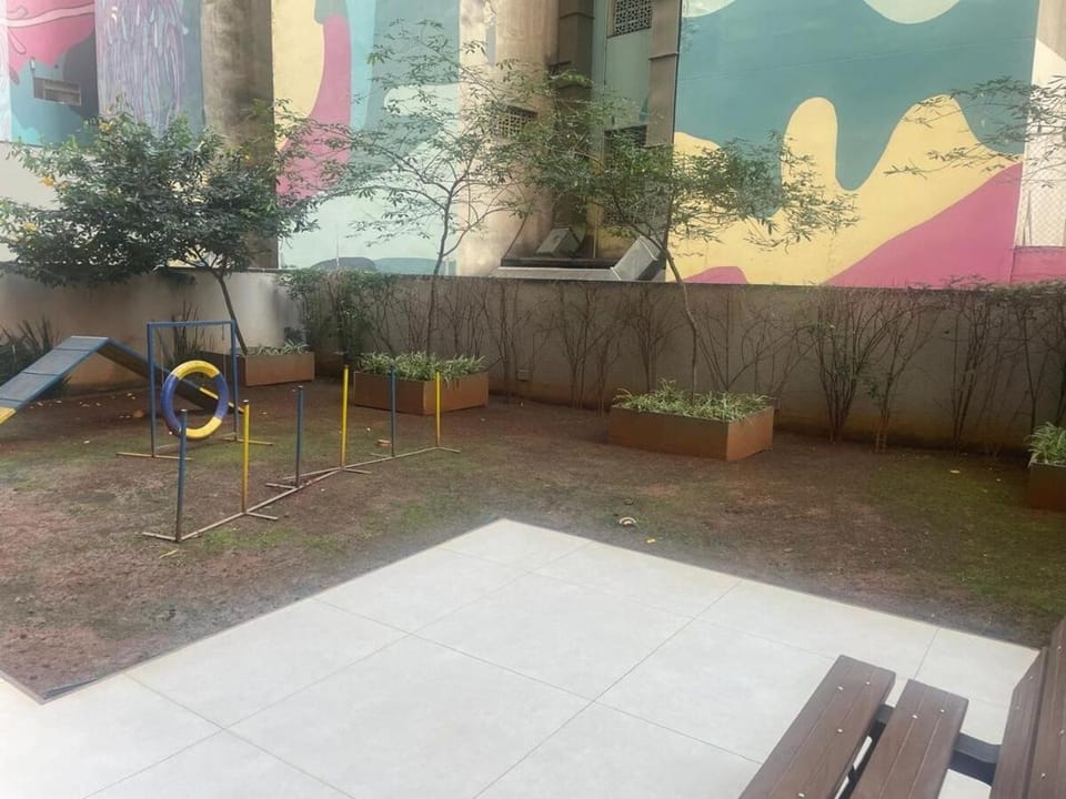 Studio Moderno com Ar e Piscina Republica Mackenzie Apartment in Sao Paulo City