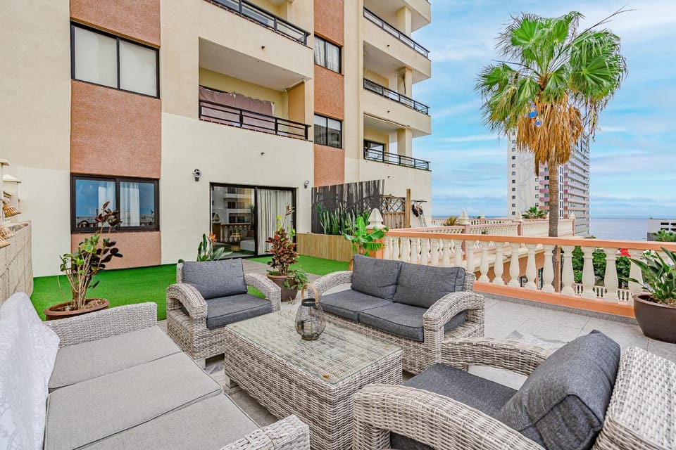 Property building, Patio, Day, View (from property/room), Balcony/Terrace, Seating area