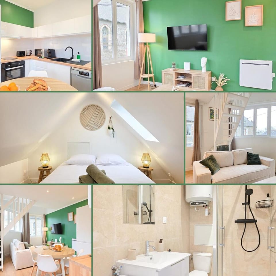 Le Matisse - Proche Centre, 5 min Gare & Unique Apartment in Brittany