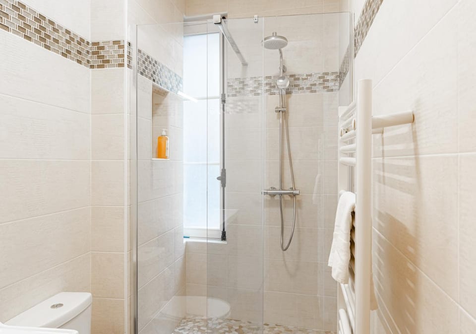 Shower, Toilet, Bathroom, towels