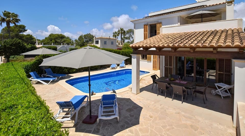 Property building, Living room, Swimming pool