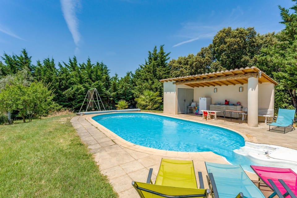 Property building, Living room, Swimming pool