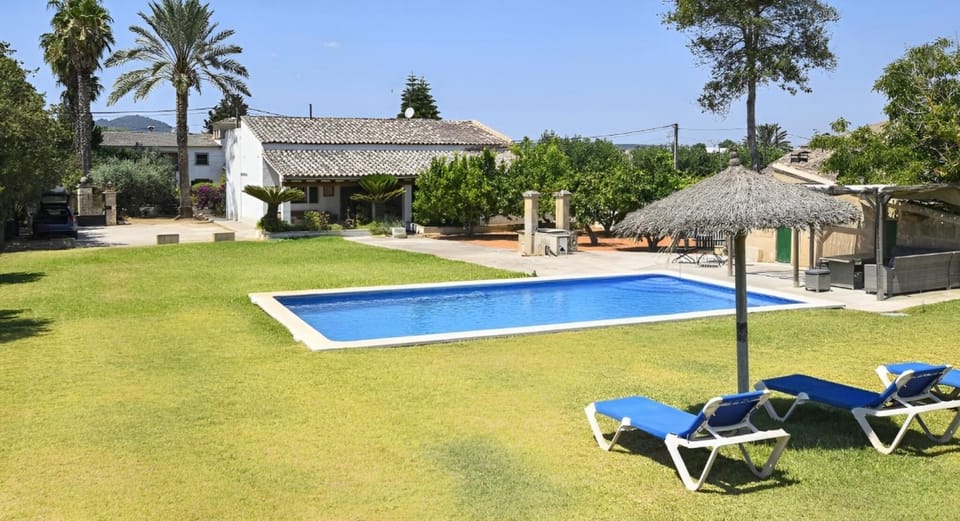Property building, Living room, Swimming pool