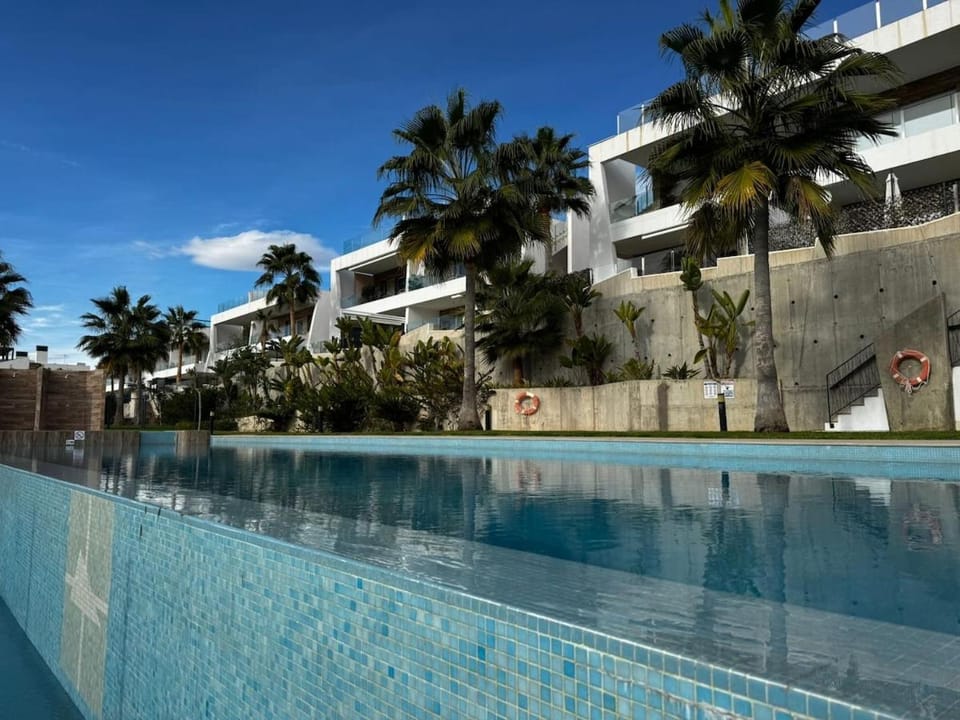 Bright apartment with a large terrace and garden in Finestrat Apartment in Marina Baixa