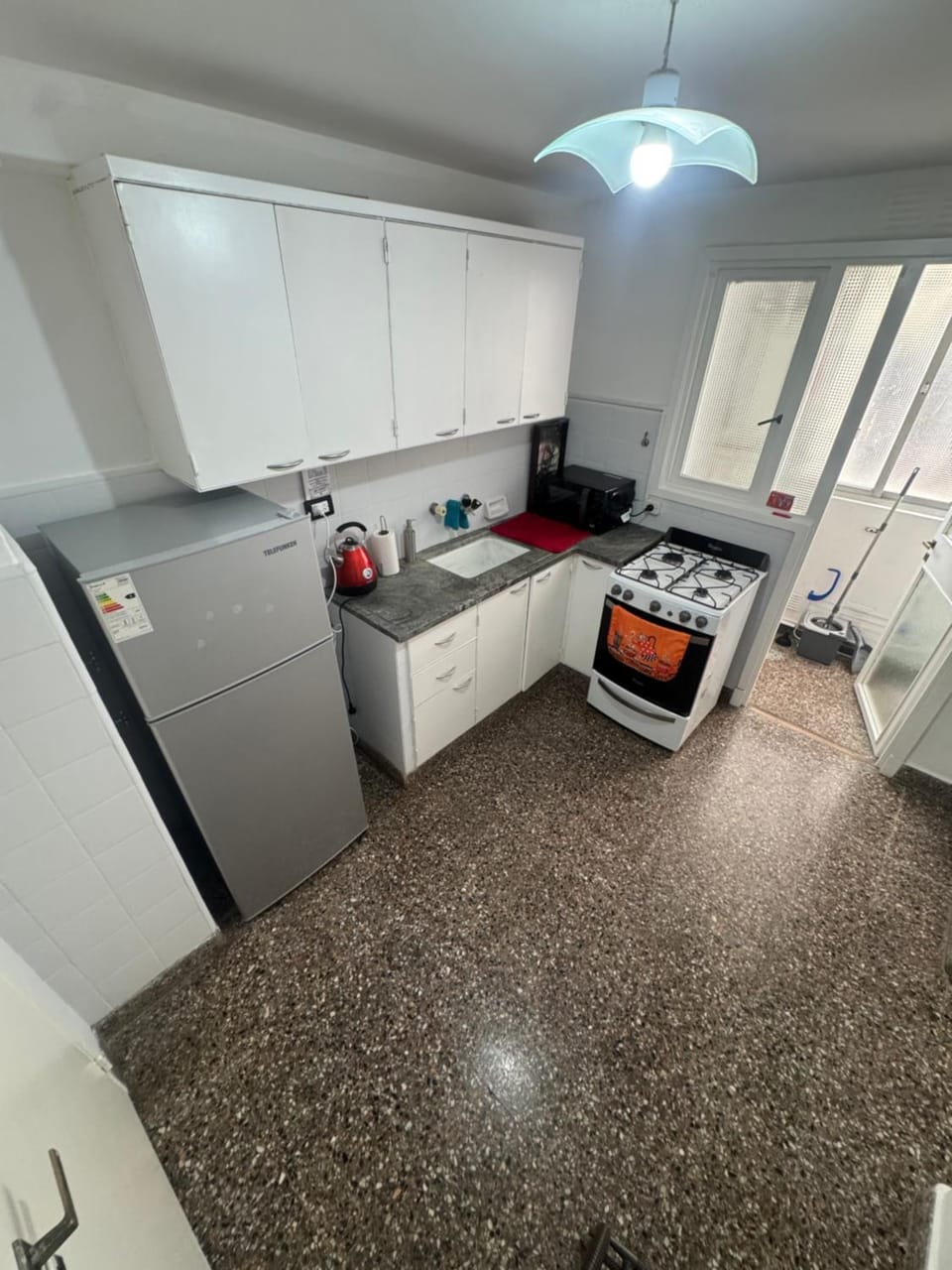 Kitchen or kitchenette, oven, pet friendly, stove, toaster
